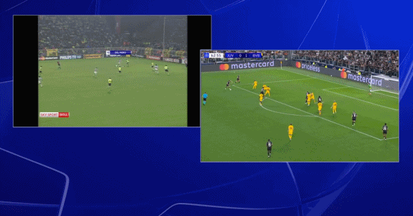 场对阵多特, 皮球像慢动, 巴佩的